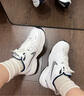 耐克轻便训练鞋老爹鞋冬季健身缓震运动NIKE MONARCH 4 415445 102白色/金属银/深藏青 36.5 (235mm) 实拍图