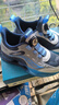 男童鞋子春秋季运动鞋2025新款皮面防水防臭学生中大童儿童跑步鞋 601/灰蓝色 【防水皮面】 34 码(内长22.0cm) 实拍图