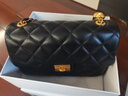 百丽碎银几两大号羊皮优雅小香风菱格链条包包X6916BX4 黑色 F 实拍图