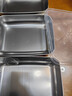 不锈钢保鲜盒冰箱专用带盖密封便当盒饭盒收纳冷冻菜盘果盘烤鱼盘 【带盖】3个装 实拍图