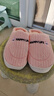 2025踩屎感棉拖鞋女士厚底防滑冬季外穿居家情侣保暖学生男宿舍 小熊小兔棉拖-粉色 38-39 适合37-38 实拍图