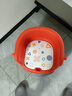 日康（rikang）宝宝餐椅 叫叫椅婴儿学坐椅多功能儿童吃饭餐桌 RK-X2009-2 橙色 实拍图