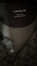 蔻驰（COACH）奥莱男士男装经典标志POLO衫休闲百搭短袖 木炭灰色 经典标识 M 实拍图