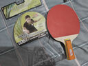 双鱼乒乓球拍直拍双拍套装 初学者兵兵球拍2只装附3球 026A  实拍图