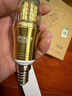 雷士（NVC）E14螺口LED灯泡超亮尖泡9瓦光源节能灯正白光6500K金色5只装 实拍图
