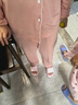 京东京造【10A抑菌】A类一等品50支纯棉睡衣女睡衣秋冬情侣家居服浅粉L 实拍图