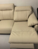 左右零靠墙电动功能头层牛皮沙发6013象牙白 2.24m小三双 实拍图