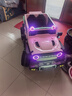 爵士酷派牧马人儿童电动车可坐大人宝宝四驱越野车男女孩遥控玩具电动汽车 标配+粉色+硬座+硬轮+12V7A电瓶 实拍图