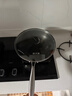 炊大皇 炒锅 304不锈钢炒菜锅煎锅 平底不粘炒锅32cm 可立可视盖不挑灶 实拍图