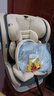 Heekin德国 儿童安全座椅汽车用0-4-12岁婴儿宝宝360度旋转ISOFIX硬接口 尊享灰(遮阳棚+上拉带+侧保护) 实拍图