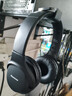 纽曼TB106耳机头戴式蓝牙耳机真无线耳机高音质音乐学生电脑网课游戏运动超长续航隔音折叠包耳式 黑色 实拍图