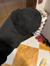 啄木鸟破洞棒球帽子男女通用斜纹棉鸭舌帽显脸小加大加宽帽檐软顶遮阳帽 黑色 均码 帽围可调(头围55-60cm) 实拍图