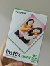 富士（FUJIFILM）  instax立拍立得相机 3英寸mini迷你相纸胶片胶卷 3寸双包+相册+收纳盒*2+冰箱贴【含20张白边】 官方标配 实拍图