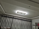薄度创意led吸顶灯长方形无主灯客厅灯简约现代卧室灯超薄餐厅书房灯 110*60CM-白光-白框 实拍图