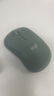 罗技（Logitech）M221 轻音鼠标 无线鼠标 办公鼠标 对称鼠标 带无线微型接收器 薄荷绿 实拍图