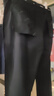 利郎四面弹休闲裤男纯色春季25通勤商务男士裤子 黑色 34(175/86A)  实拍图
