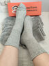 PAUL FRANK100%纯棉袜子男士中筒秋冬运动纯棉袜防臭10A抗菌吸汗透气6双礼盒 实拍图