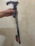 京东京造 峰境户外T把登山杖 减震铝合金四节伸缩爬山徒步老人杖拐杖手杖 实拍图