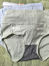 猫人女士高腰内裤女纯棉收腹收小肚子石墨烯抑菌裆高弹三角裤4条XL 实拍图