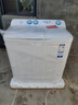 海尔（Haier）双桶洗衣机半自动 家用大件洗 12公斤大容量 一级能效省水电 以旧换新 双缸 原厂品质XPB120-81D2 实拍图