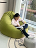 编草人懒人沙发豆袋网红单人沙发椅小户型懒人椅超大可睡觉躺卧小沙发 抹茶绿【送抱枕+脚凳】 140*170CM【适合身高175-185CM】 实拍图