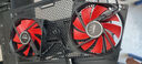 先马（SAMA）游戏风暴12CM无光 机箱散热风扇 黑框白叶/小3Pin+大D(4Pin)双接口/9扇叶/5V低电压启动/高效散热 实拍图