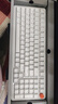 联想（Lenovo）MK9 Pro机械键盘红轴游戏键盘 无线蓝牙三模连接电竞游戏专用键盘98配列多种灯效键线分离 樱花白 实拍图