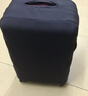 欣沁行李箱套加厚耐磨皮箱套旅行箱外套防尘罩 黑色 M码（22-25英寸） 实拍图