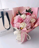 初朵21玫瑰康乃馨永生香皂花束生日礼物结婚纪念日圣诞同城配送非鲜花 实拍图