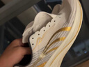 多威征途3代碳板跑步鞋学生体测训练专业跑鞋男女马拉松运动鞋 白/金 MR34222A 42 实拍图