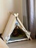 汪野君猫窝保暖猫狗帐篷冬季封闭式狗窝实木架小型犬窝冬天宠物窝 实拍图
