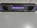 漫步者花再【新品热卖|蓝牙V5.4】Halo SoundBar桌面音箱音响炫彩深渊灯效礼物游戏家用隐藏麦台式笔记本 【影院级音质】破界黑 实拍图