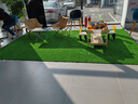 清雅仿真草坪地毯假草皮铺垫塑料户外人造球场人工围挡幼儿园绿色地垫 3厘米全新升级11针加密优质B级款 (1米宽1米长)1平方（最长25m需要多长拍几件） 实拍图
