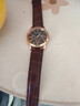 【网红爆款】商务腕表石英运动表休闲皮带男女手表 合金棕色 实拍图