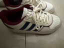 adidas「面包鞋」COURTIC经典运动板鞋男女阿迪达斯官方三叶草 晶白/浅米色/棕红/藏青蓝   38 实拍图
