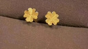 周六福足金999四叶草黄金耳钉女耳饰生日礼物计价AA096009 一对 约0.73g 实拍图