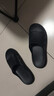 京东京造【3.5cm踩屎感】eva厚底拖鞋男士防臭休闲凉拖鞋夜色黑 42-43 实拍图