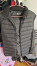 雪中飞经典新款基础舒适轻薄羽绒便捷短款保暖羽绒小马甲轻盈便携舒适 宝石黑|8086-男 4XL 190/108A 实拍图