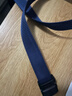 无铁尼龙腰带过安检无金属裤带户外平滑塑料扣帆布皮带牛仔工作 宝蓝【一条装】 实拍图