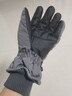 目丸保暖手套男女户外冬天骑行防寒风加绒厚触屏女防水冬季棉滑雪手套 9#深灰色 深度暖手套-男款 实拍图