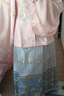 重回汉唐溶溶月竖领对襟袄马面裙套装原创明制汉服女款秋冬款 浅粉色竖领对襟袄/预售 付款45天 L 实拍图