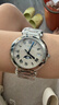 浪琴（LONGINES）瑞士手表 心月系列 月相石英钢带女表L81164716 实拍图