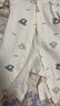 婧麒（JOYNCLEON）婴儿保暖连体衣秋冬季宝宝夹棉衣服哈衣新生儿空气棉睡衣爬服 活力小兔+黄色小熊 73cm 实拍图