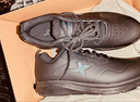 特步运动鞋男鞋跑鞋冬季皮面防水轻便减震健身休闲慢跑步鞋子男黑色 实拍图