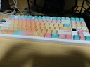 狼蛛（AULA）F87ProV2客制化无线机械键盘电竞游戏专用  蓝牙/2.4G/有线三模连接全键热插拔gasket结构办公键盘 F87ProV2超神版【流星冰淇淋轴】主题热升华 实拍图
