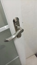 京本卫生间浴室锁室内门锁无钥匙卧室房门锁厕所不锈钢锁通用型门把手 【促】110孔距无锁舌套装 实拍图