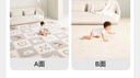 babycare爬爬垫拼接双面XPE爬行垫婴儿宝宝防摔儿童地垫-波尼托乐园6片 实拍图