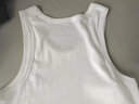 浪莎2件男士背心男纯棉青年透气夏季汗衫跨栏吊带运动打底杉 【纯棉透气】白色2件 185/XXXL 实拍图