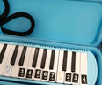 奇美37键专业级马卡龙色学生成人口风琴（马卡龙蓝、赠音符贴及吹管） 实拍图