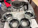 【京东物流】茶壶套装整套茶具大容量玻璃茶杯带滤网耐高温泡茶具 1000ML一壶+四杯套装【无茶盘】 实拍图